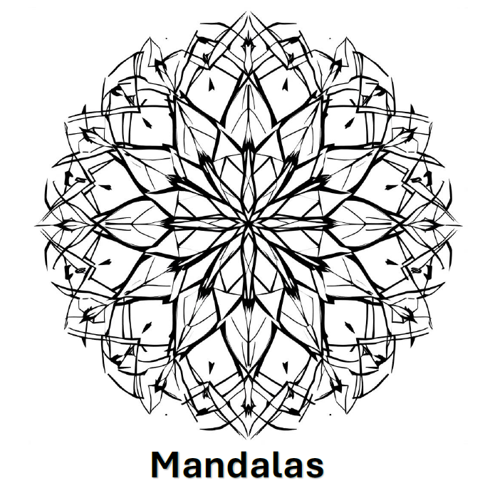 Mandalas – Schwierigkeitsgrad Mittel: Mandala Malbuch – 50 Wunderschöne Mandalas für Entspannung und Kreativität
